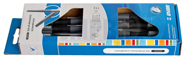 UNIOR Electrician screwdriver SET-607CS7E -7D