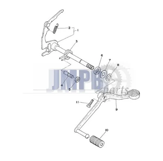 Gear pedal Yamaha FS1 DX