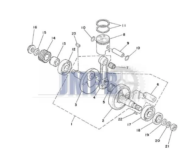Crankshaft / Piston Yamaha FS1 DX