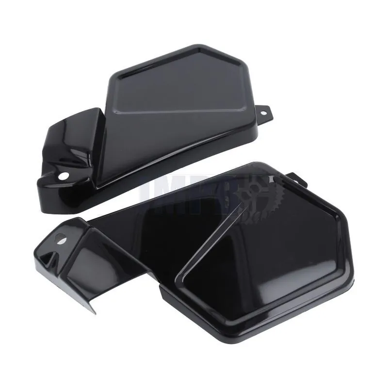 Side panel set Puch Rider Macho 2-Speed / Tomos Black - JMPB Parts