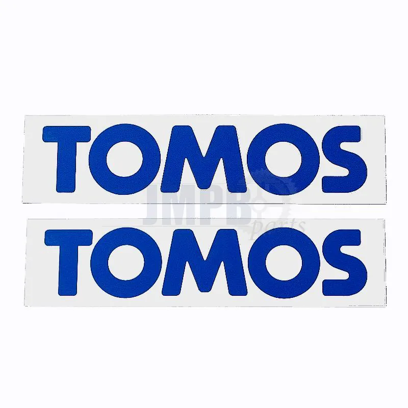 Stickerset Tomos Blue/White 200X50MM JMPB Parts