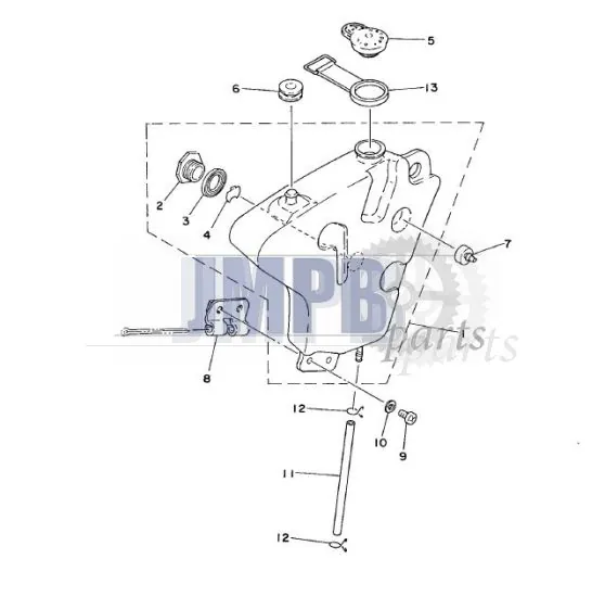 Oil tank Yamaha FS1 DX