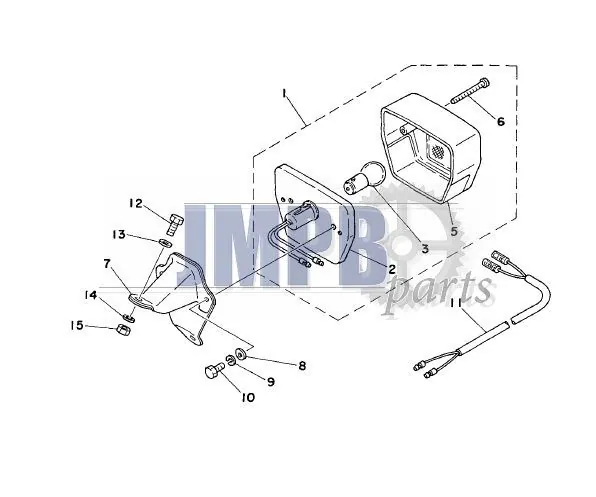 Taillight Type 1 Yamaha FS1 DX