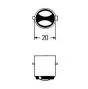Bulb BA20D 12 Volts 45/40 Watts
