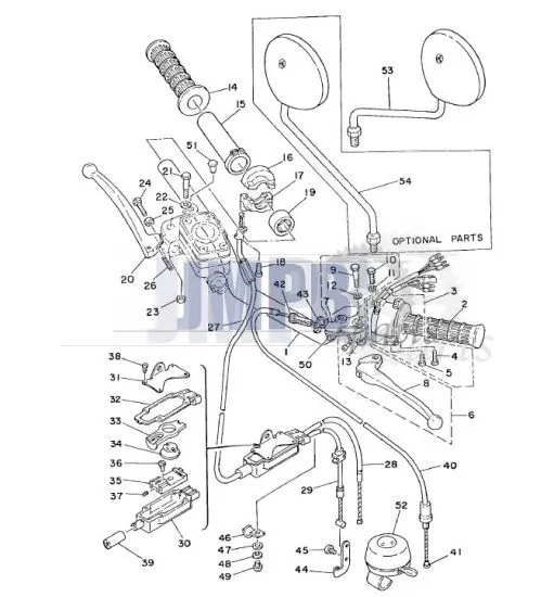 Levers / Handles Yamaha FS1 DX