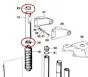Headlight rubber set  Kreidler 4-Parts