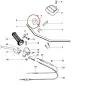 Decorative clamp set Handlebar Kreidler