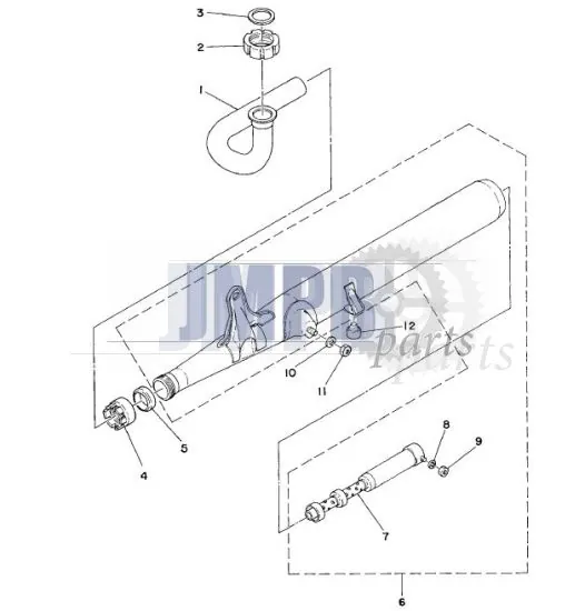 Exhaust Yamaha FS1 DX