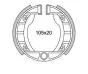 Brake Shoes Frontside Vespa CIAO/SI