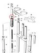 Clamp ring Bottom side Fork bushing Kreidler from 73