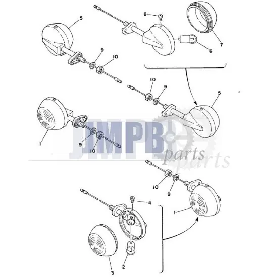 Flashers Yamaha FS1 DX