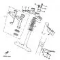 Fork plate/Steering head Yamaha DT50MX