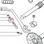 Spacer Kickstarter key Tomos