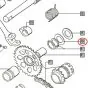 Filler Kickstart axle Tomos 1.0MM