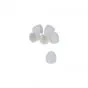 Nut cap White - Smooth - M6