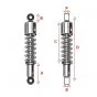 Shock absorbers FS1 Chrome rings