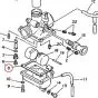 Float gasket Yamaha DT50