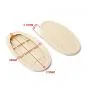 Knee rubber set Kreidler Egg-Tank Creme