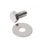 Bolt & Ring Chrome Upper plate Kreidler