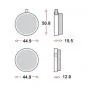 Brake pads Round Yamaha FS1 DX A-Quality