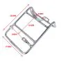 Rear carrier Chromed Kreidler Egg-Tank untill 1965