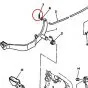 Split pin Stabilizer bar / Brake pedal Yamaha FS1/DT Original