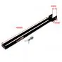 Frame Rod Double Straight Black EBR Puch Maxi