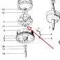 Spacer ring Clutch Star Teethed Kreidler