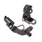 Footrests Frontside Complete Black Honda MT50