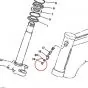 Handlebar lock Rivet Yamaha FS1/DT/RD