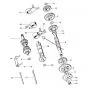 Shift fork Left Kreidler Direct transmission