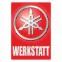 Werkstatt Sticker Yamaha Deutsch
