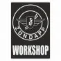 Workshop Sticker Zundapp Black English
