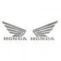 Stickerset Honda Wings Grey 105X85MM