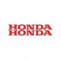 Stickerset Honda Word Red 12CM