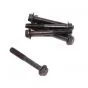 Flange bolt Black M6X45 Hex