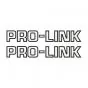 Stickerset Pro-Link Black on Transparent 26CM