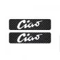 Tank stickers Ciao Carbon/White