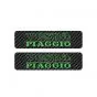 Tank stickers Vespa Piaggio Carbon/Green