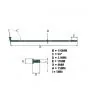 Spokes set Galvanized 2.9 X 150MM
