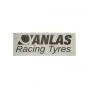 Sticker Anlas Racing Tyres Grey 100X38MM