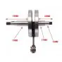Crankshaft Sachs 3/4 Gears Full Round Race