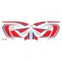 Stickerset Yamaha RD50MX White - Complete