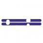 Stickerset for side panels Purple Gilera Citta