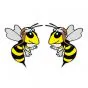 Stickerset Vespa Happy Wasp 40X50MM