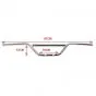 Handlebar Moto Cross Universal - Chrome Without Logo