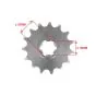 Front sprocket Suzuki TSX 12 Teeth