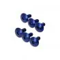 Bolts set M6X15 Aluminium Blue - 6 Pieces