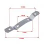 Bracket License plate holder Kreidler S/S