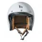 Helmet Jet Le Mans II SV MT White